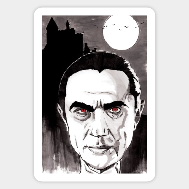 COUNT DRACULA Sticker by CinemApocalypse